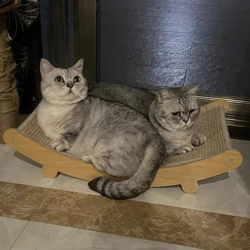 Detachable Wear-Resistant Cat Scratch Board and Multifunctional Sleeping Bed for Kittens