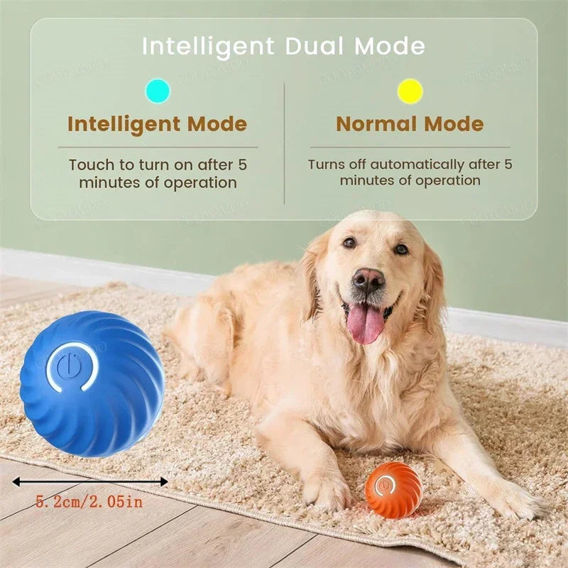 USB Automatic Interactive Dog and Cat Moving Ball Toy for Home and Pool Use