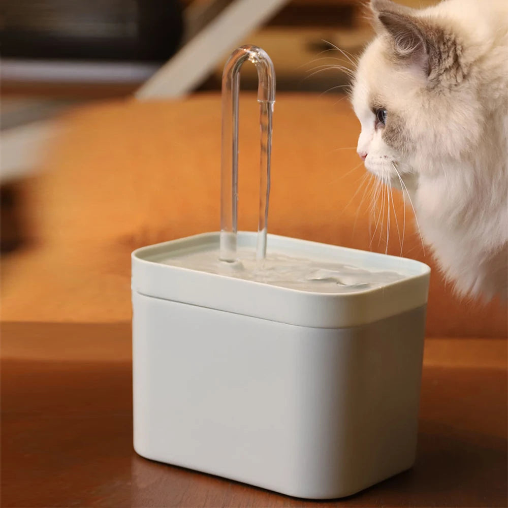 1.5L Automatic Cat Water Fountain with Silent Filtration System for Cats and Dogs