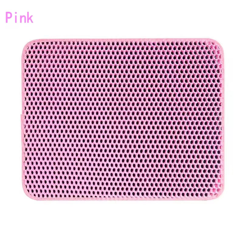 Double Layer Waterproof Cat Litter Mat - Non-Slip Washable Pet Pad for Litter Boxes