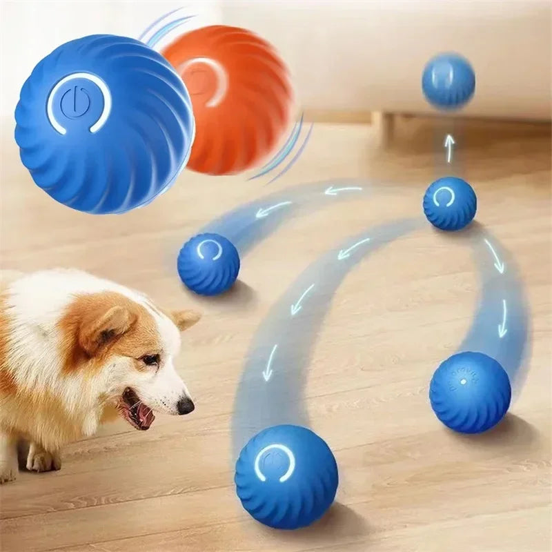 USB Automatic Interactive Dog and Cat Moving Ball Toy for Home and Pool Use