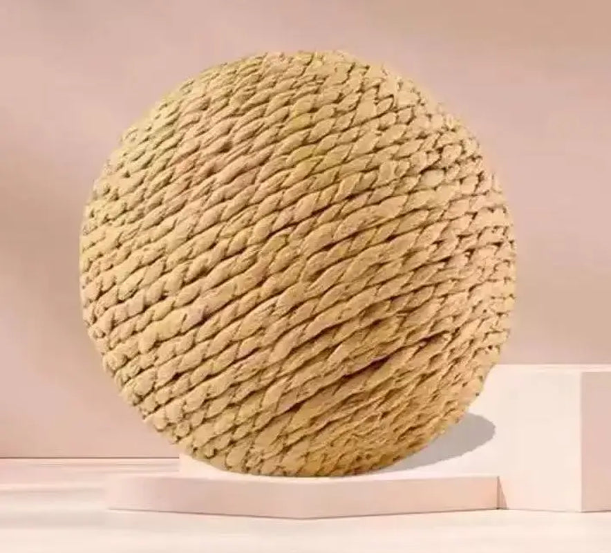 10CM Interactive Sisal Cat Scratching Ball Toy for Dental Care and Playful Engagement