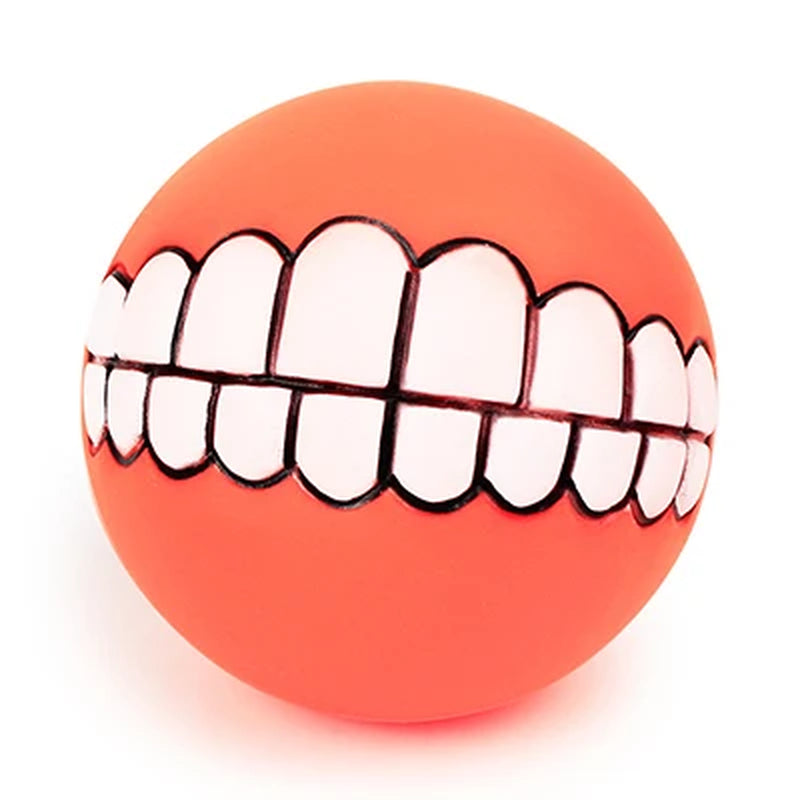 Interactive Silicone Pet Toy Ball for Dogs and Cats - Chew Treat Holder and Tooth Cleaning Squeaker for Training and Play