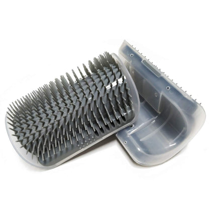 Indulge Your Feline Friends with the 2 Pack Softer Self Groomer - Catnip-Infused Wall Corner Massage Comb for Effortless Grooming and Comfort!