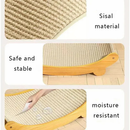 Detachable Wear-Resistant Cat Scratch Board and Multifunctional Sleeping Bed for Kittens