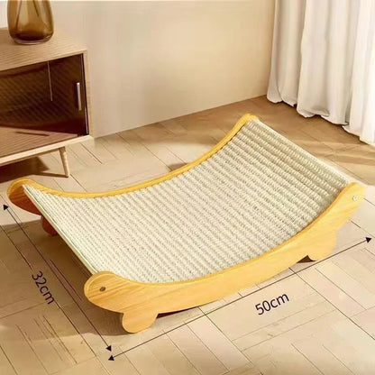 Detachable Wear-Resistant Cat Scratch Board and Multifunctional Sleeping Bed for Kittens