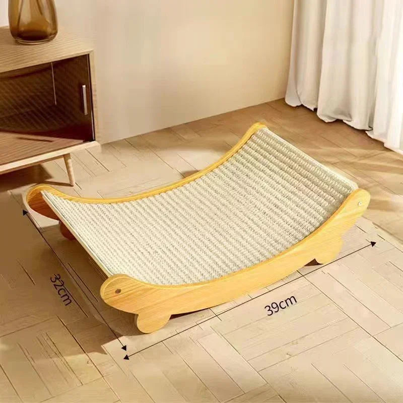Detachable Wear-Resistant Cat Scratch Board and Multifunctional Sleeping Bed for Kittens