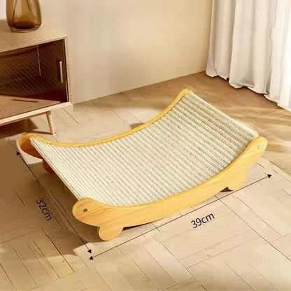 Detachable Wear-Resistant Cat Scratch Board and Multifunctional Sleeping Bed for Kittens