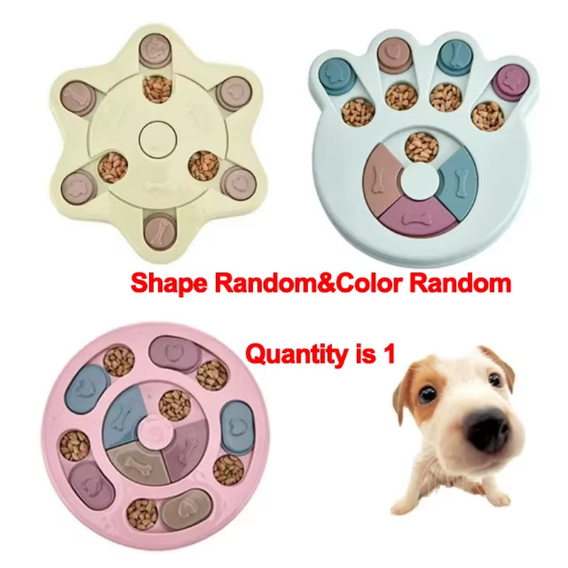 Interactive Dog Puzzle Toy and Slow Feeder - Enhances Puppy IQ, Food Dispenser, Non-Slip Bowl for Pet Training Games