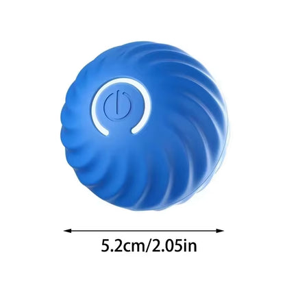 Smart Interactive Dog Toy Ball - Automatic Jumping and Rotating USB Rechargeable Chew Toy for Puppies