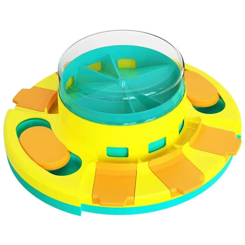 Interactive Dog Puzzle Toy and Slow Feeder - Enhances Puppy IQ, Food Dispenser, Non-Slip Bowl for Pet Training Games