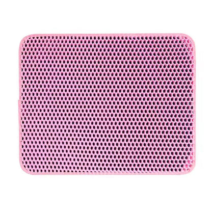 Double Layer Waterproof Cat Litter Mat - Non-Slip Washable Pet Pad for Litter Boxes