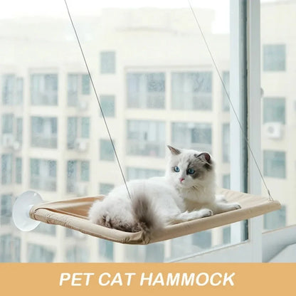 Premium Aerial Cat Hammock - Hanging Bed for Cats and Kittens, Window Seat Nest with 20kg Weight Capacity, Ideal for Climbing and Relaxation