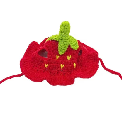Handcrafted Elastic Woven Cat Hat - Knitted Headwear for Pets, Ideal for Parties and Photo Shoots, Decorative Cat Accessories