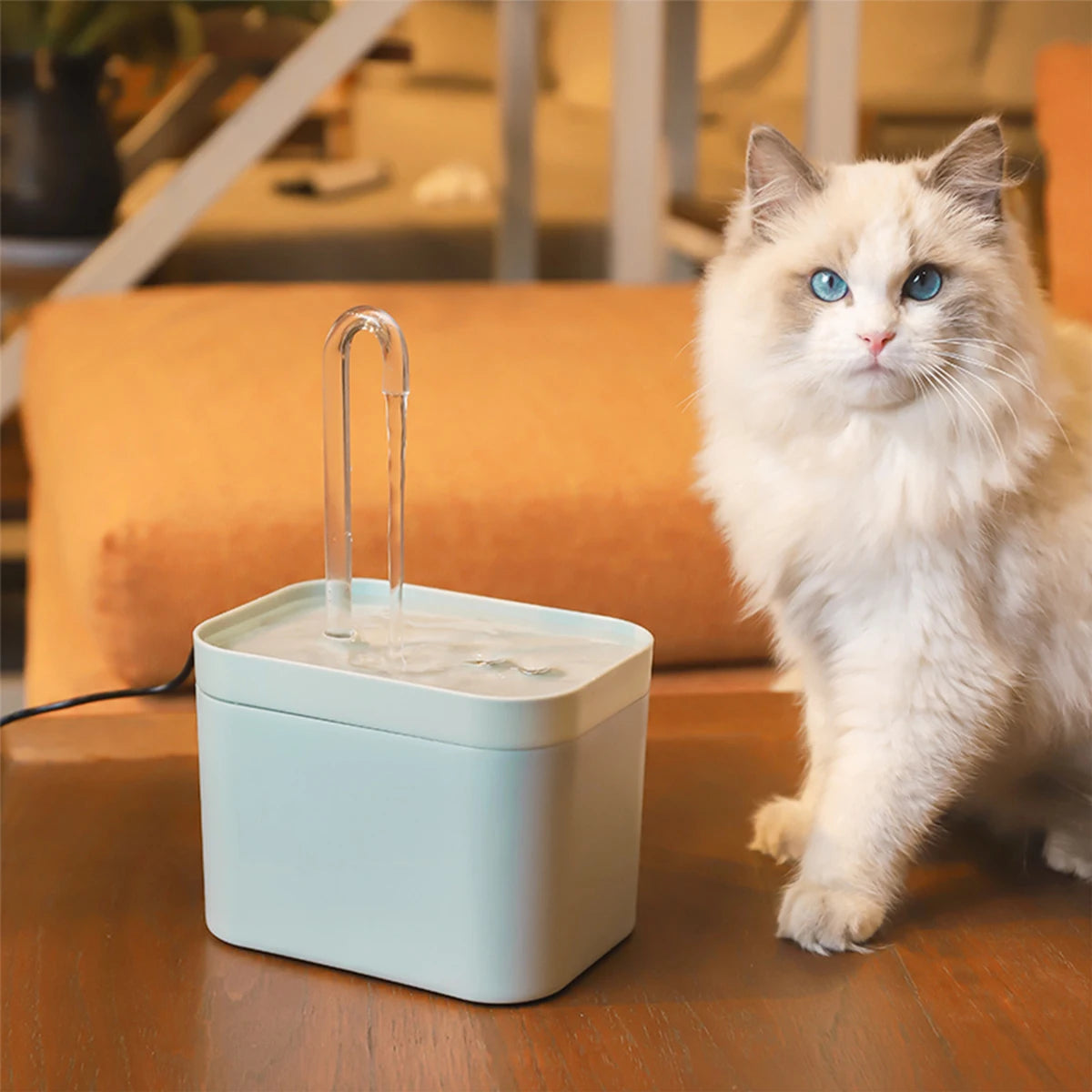 1.5L Automatic Cat Water Fountain with Silent Filtration System for Cats and Dogs